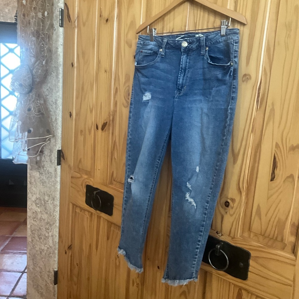 Seven7 High rise ankle skinny jeans